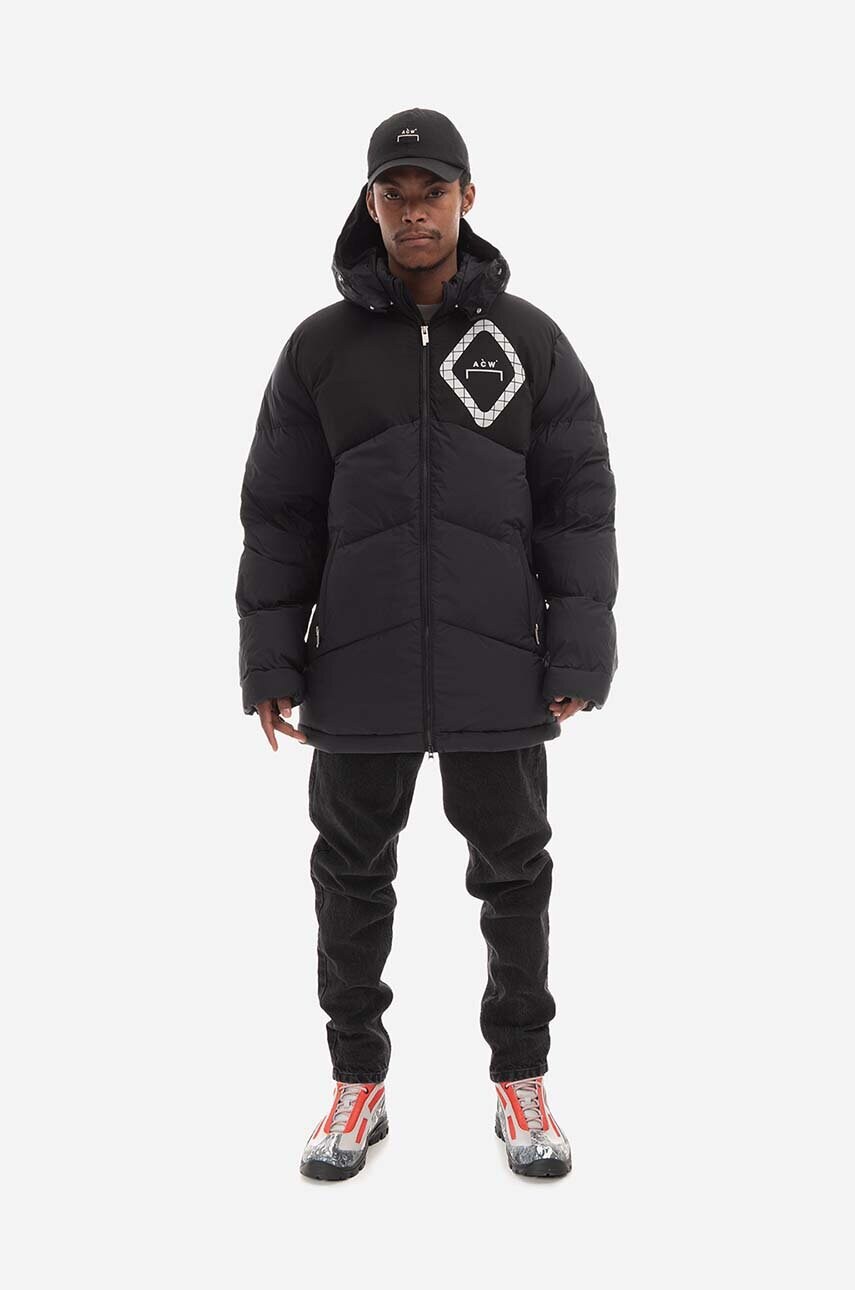 Пухова куртка A-COLD-WALL* Panelled Down Jacket чоловіча колір чорний зимова ACWMO107.-RUST