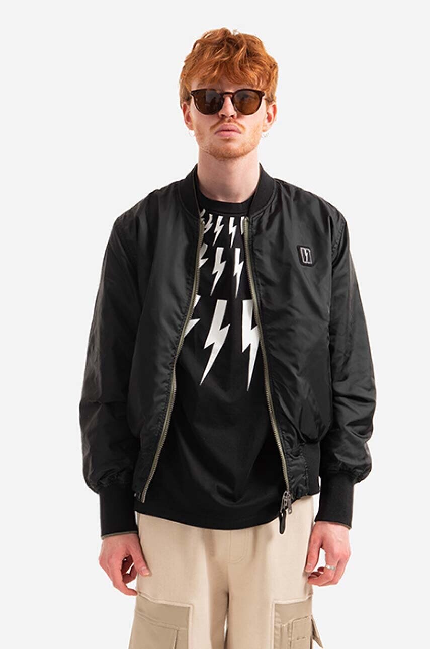 Двостороння куртка-бомбер Alpha Industries x Neil Barrett MA-1 чоловіча колір зелений перехідна 106120.01-green
