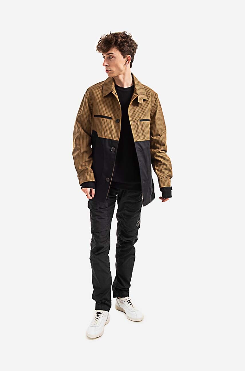 Куртка Wood Wood чоловіча колір коричневий перехідна 12215902.5124-KHAKI