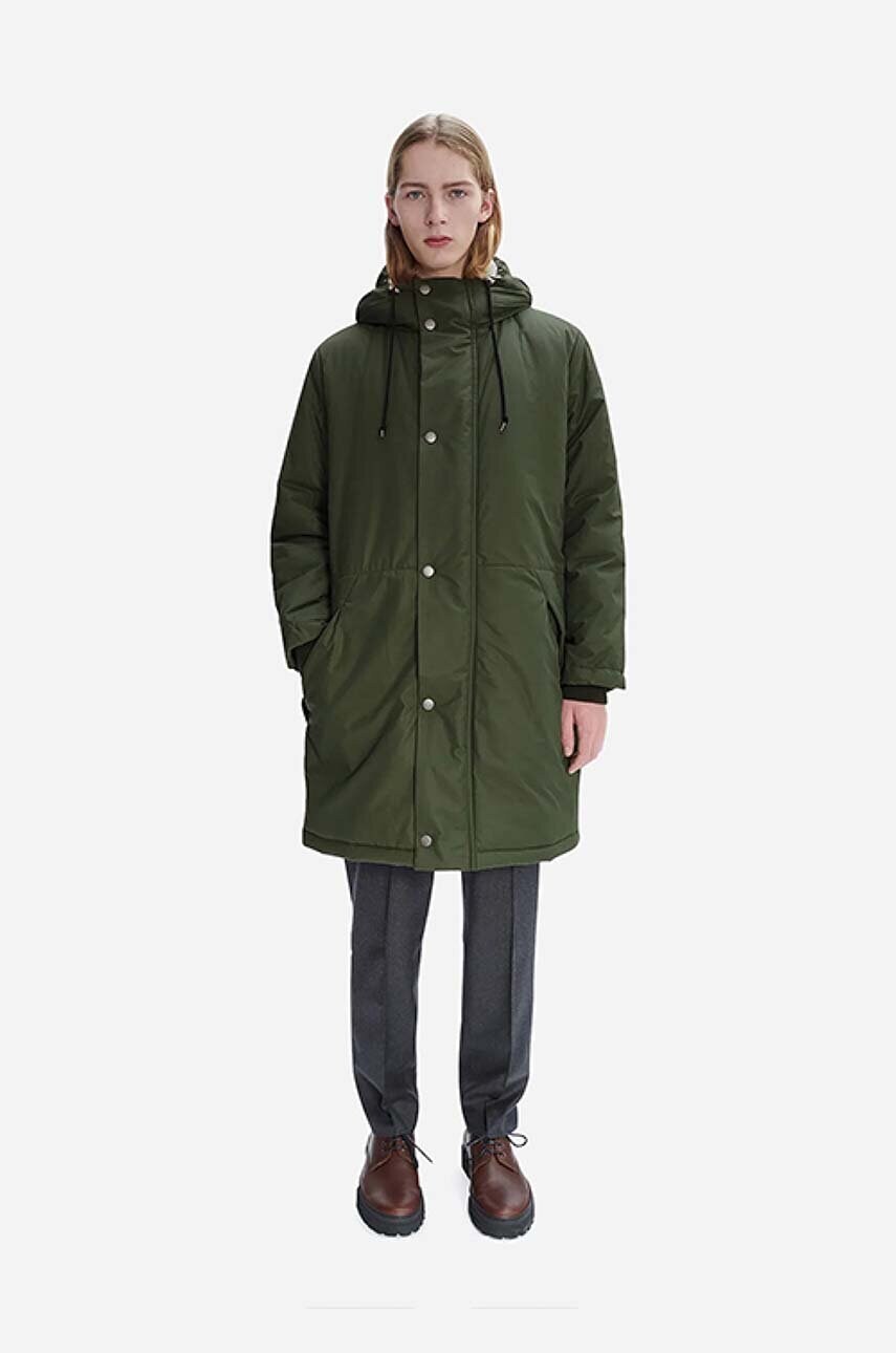 Куртка A.P.C. Parka Hector чоловіча колір зелений перехідна COEZV.H30179-MILITARYKH
