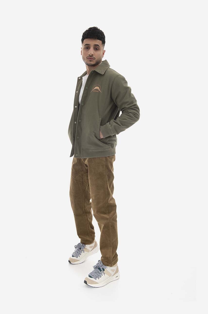 Куртка Maharishi Embroidered Tour чоловіча колір зелений перехідна 4095.OLIVE-OLIVE