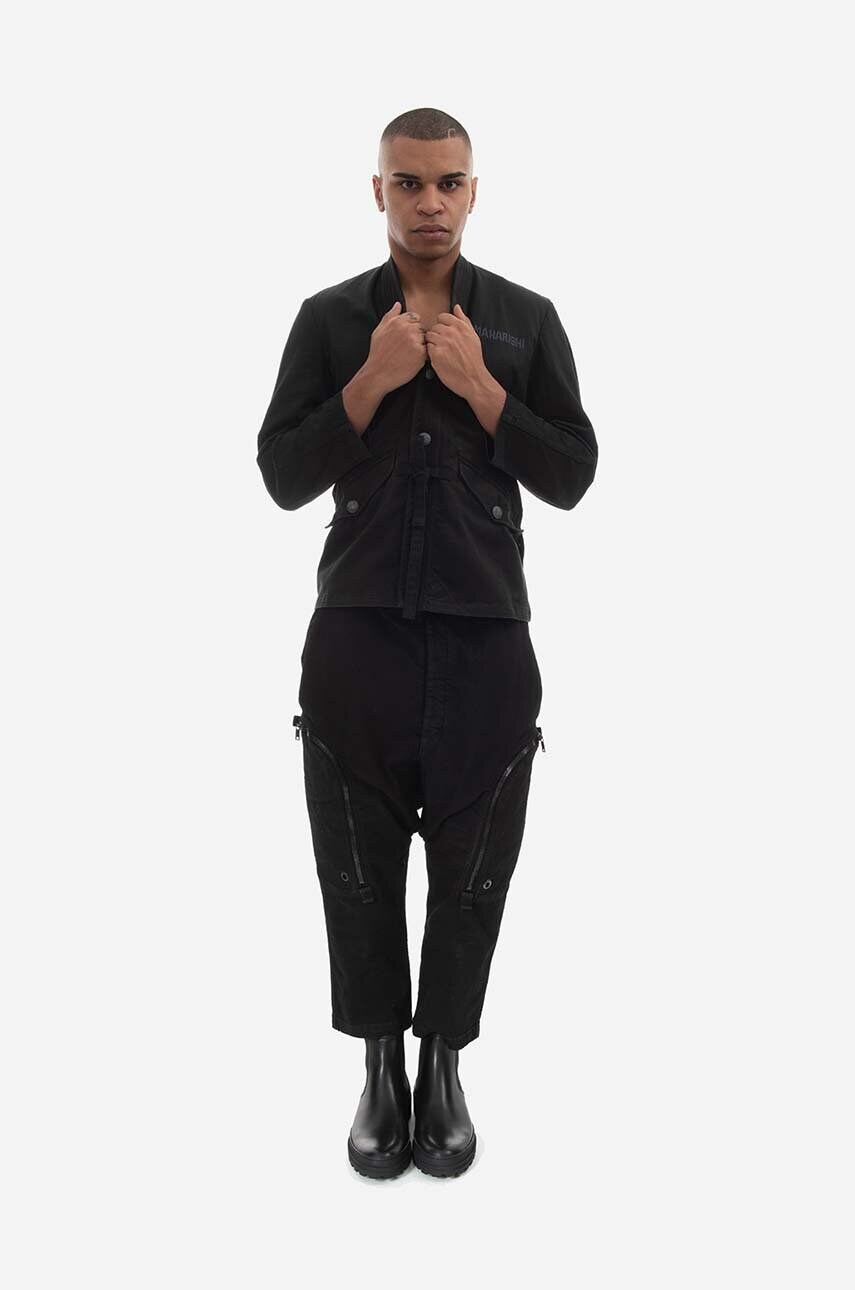 Куртка Maharishi чоловіча колір чорний перехідна 4096.BLACK-BLACK