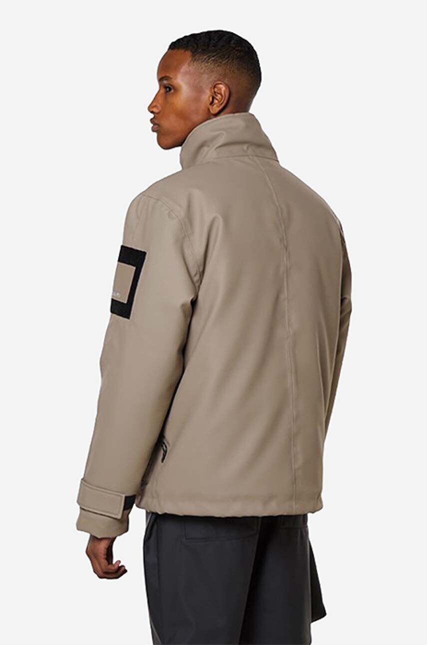 Куртка Rains Glacial Jacket колір коричневий перехідна 1527.TAUPE-TAUPE
