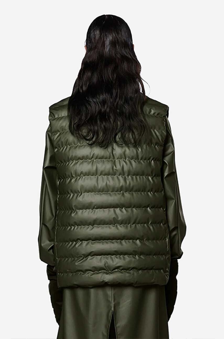 Безрукавка Rains Trekker Vest колір зелений перехідна 15200.EVERGREEN-EVERGREEN