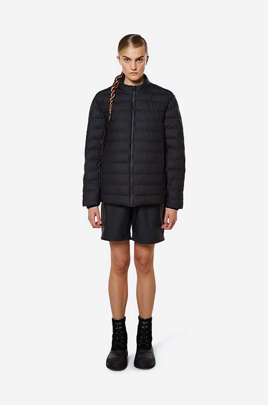 Куртка Rains Trekker Jacket колір чорний перехідна 1543.BLACK-BLACK