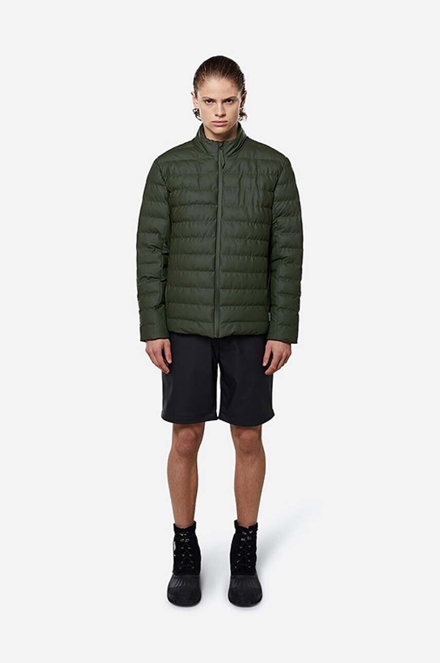 Куртка Rains Trekker Jacket колір зелений перехідна 1543.GREEN-GREEN