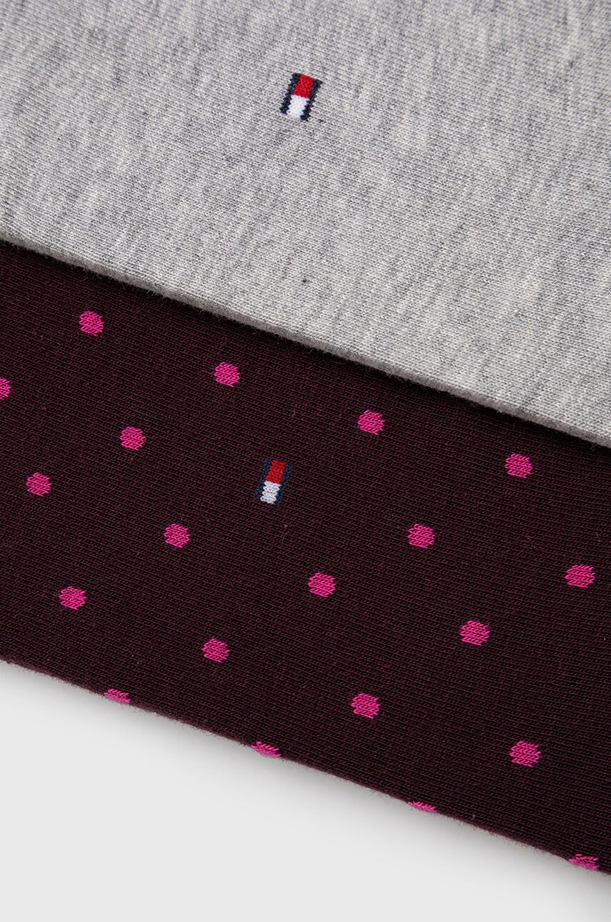 Шкарпетки Tommy Hilfiger (2-pack) колір фіолетовий