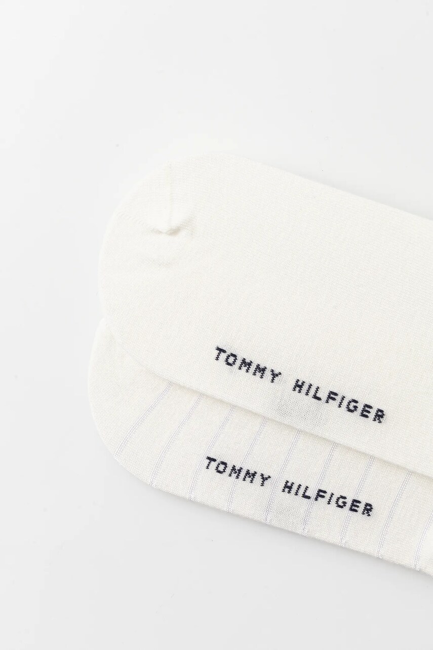 Шкарпетки Tommy Hilfiger 2-pack жіночі колір бежевий 100001494