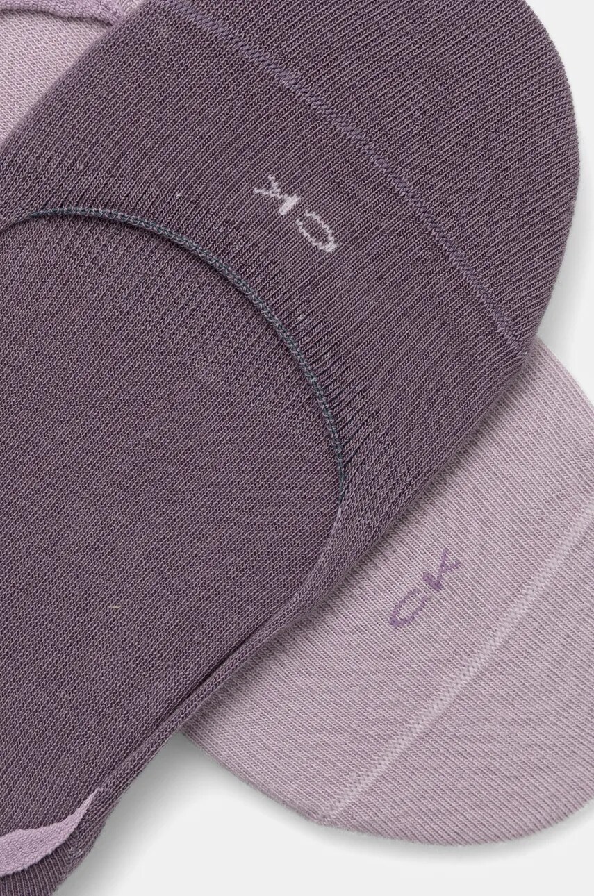 Шкарпетки Calvin Klein жіночі колір фіолетовий
