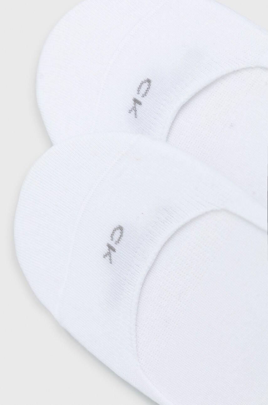 Шкарпетки Calvin Klein (2-pack) жіночі колір білий
