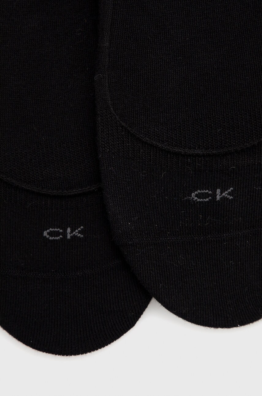 Шкарпетки Calvin Klein (2-pack) жіночі колір чорний