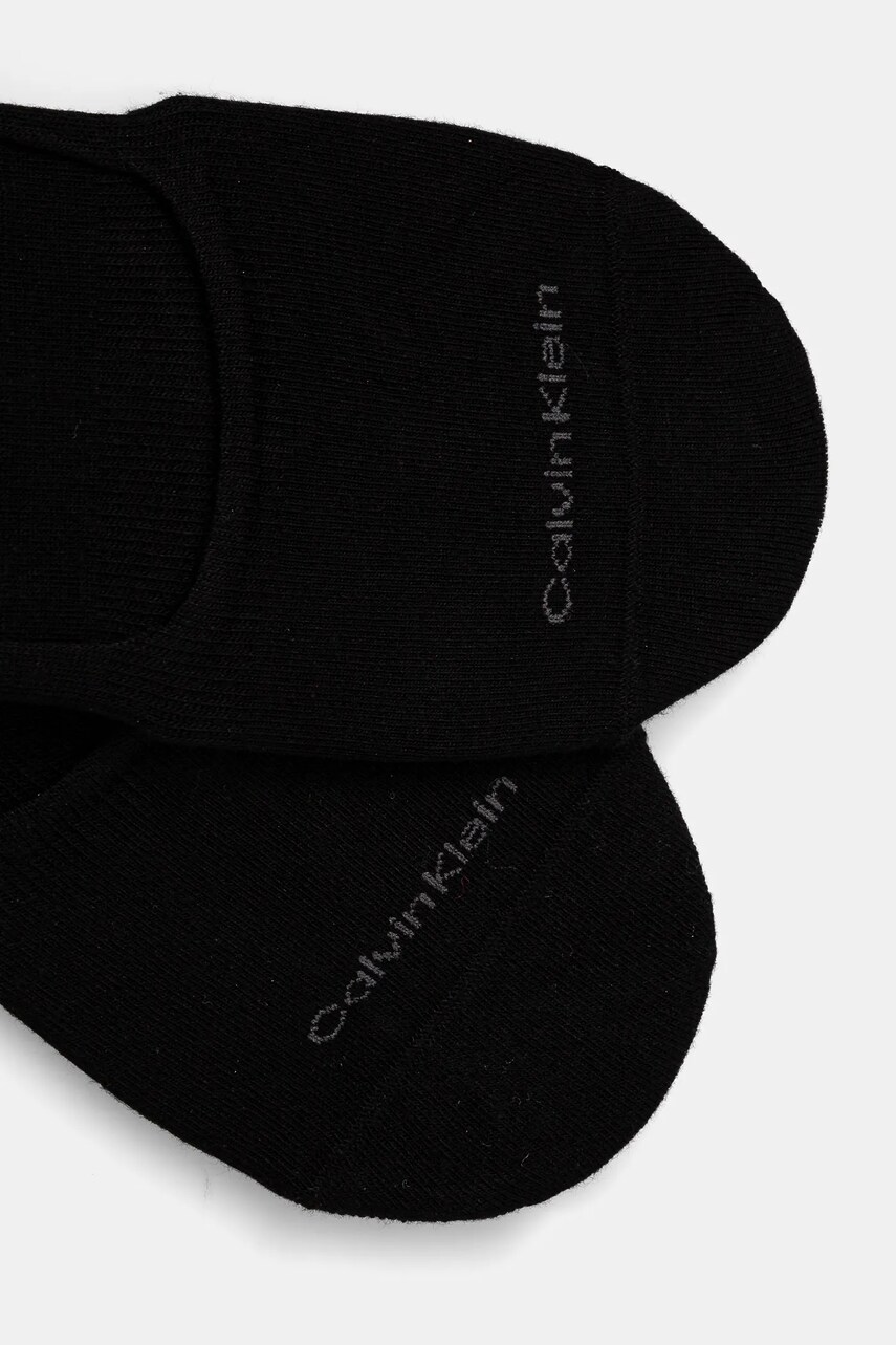 Шкарпетки Calvin Klein 2-pack жіночі колір чорний