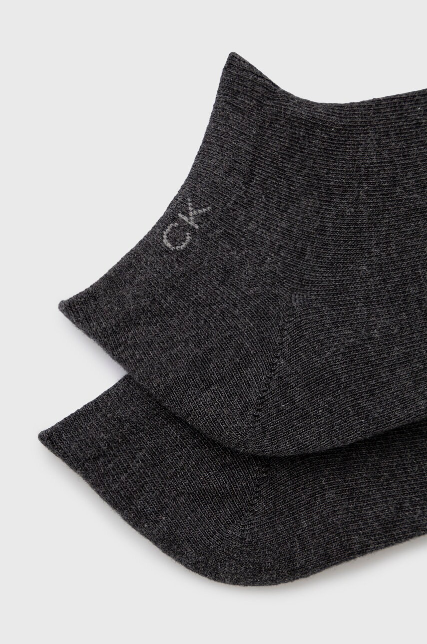 Шкарпетки Calvin Klein жіночі колір сірий 701218772