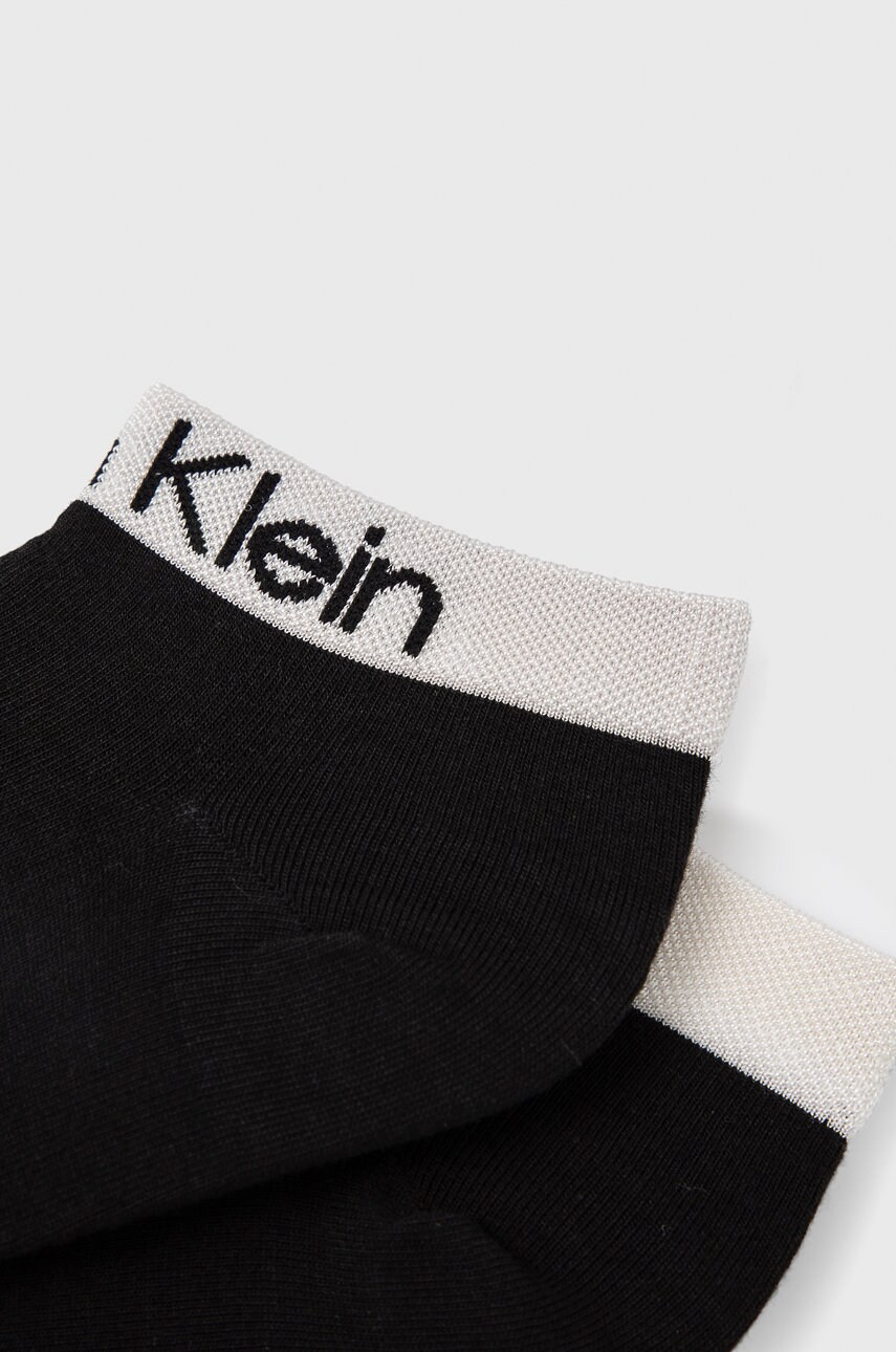 Шкарпетки Calvin Klein жіночі колір чорний