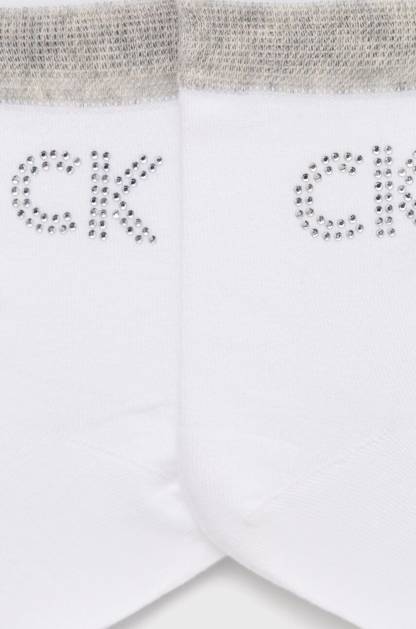 Шкарпетки Calvin Klein жіноче колір білий