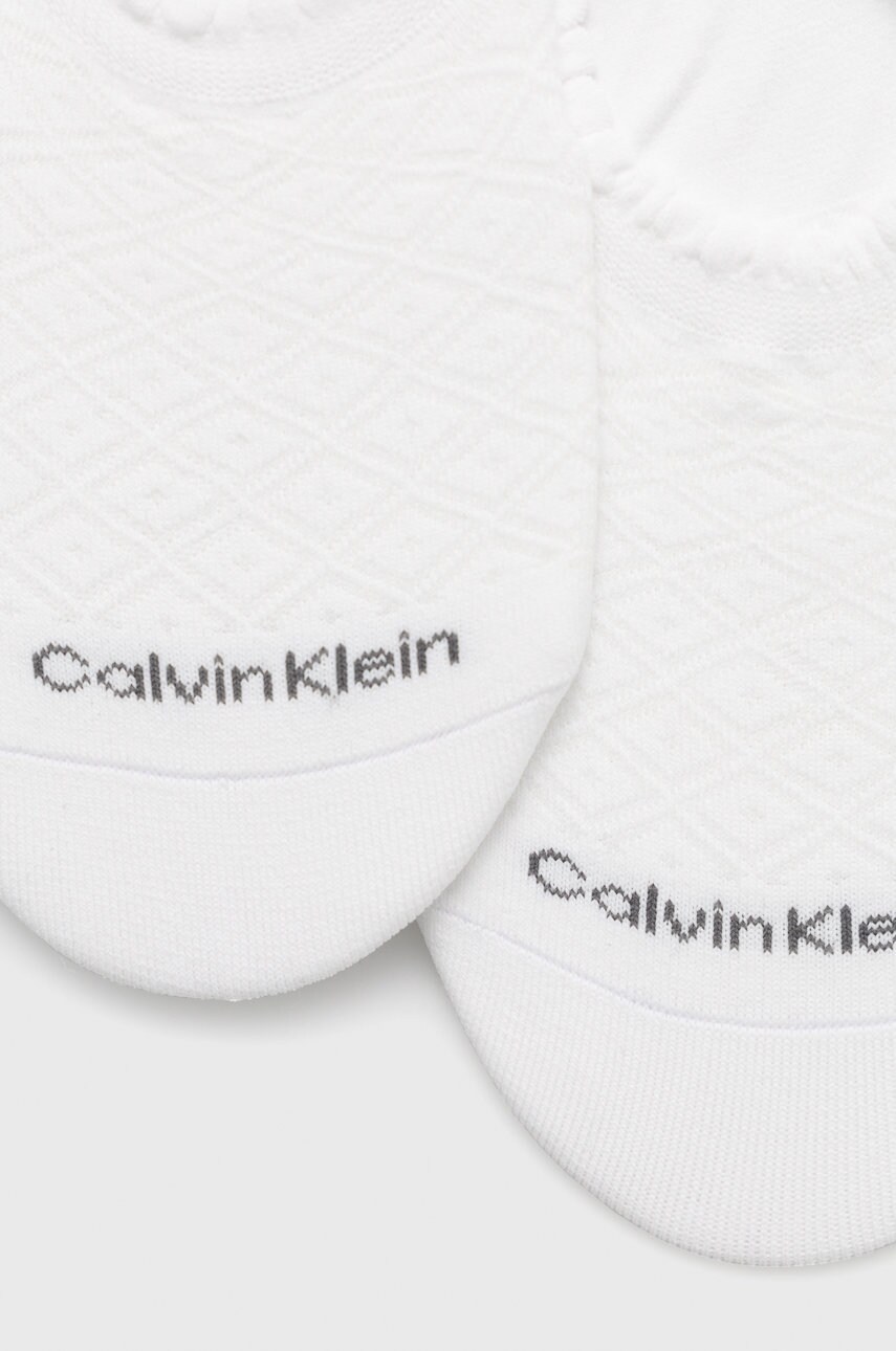 Шкарпетки Calvin Klein жіночі колір білий