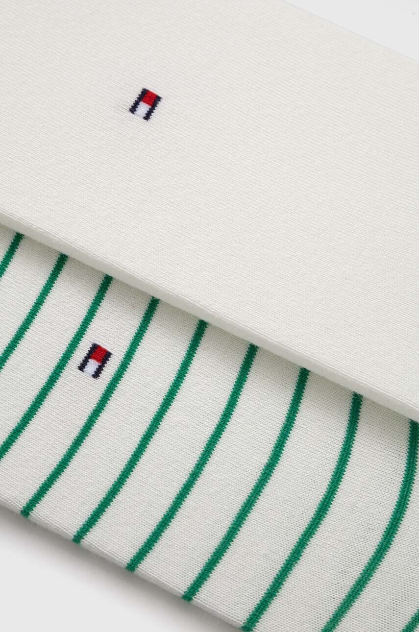Шкарпетки Tommy Hilfiger 2-pack жіночі колір зелений