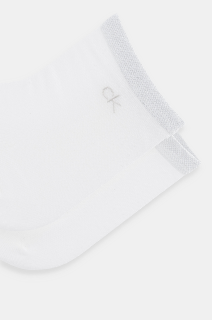 Шкарпетки Calvin Klein 2-pack жіночі колір білий 701229680