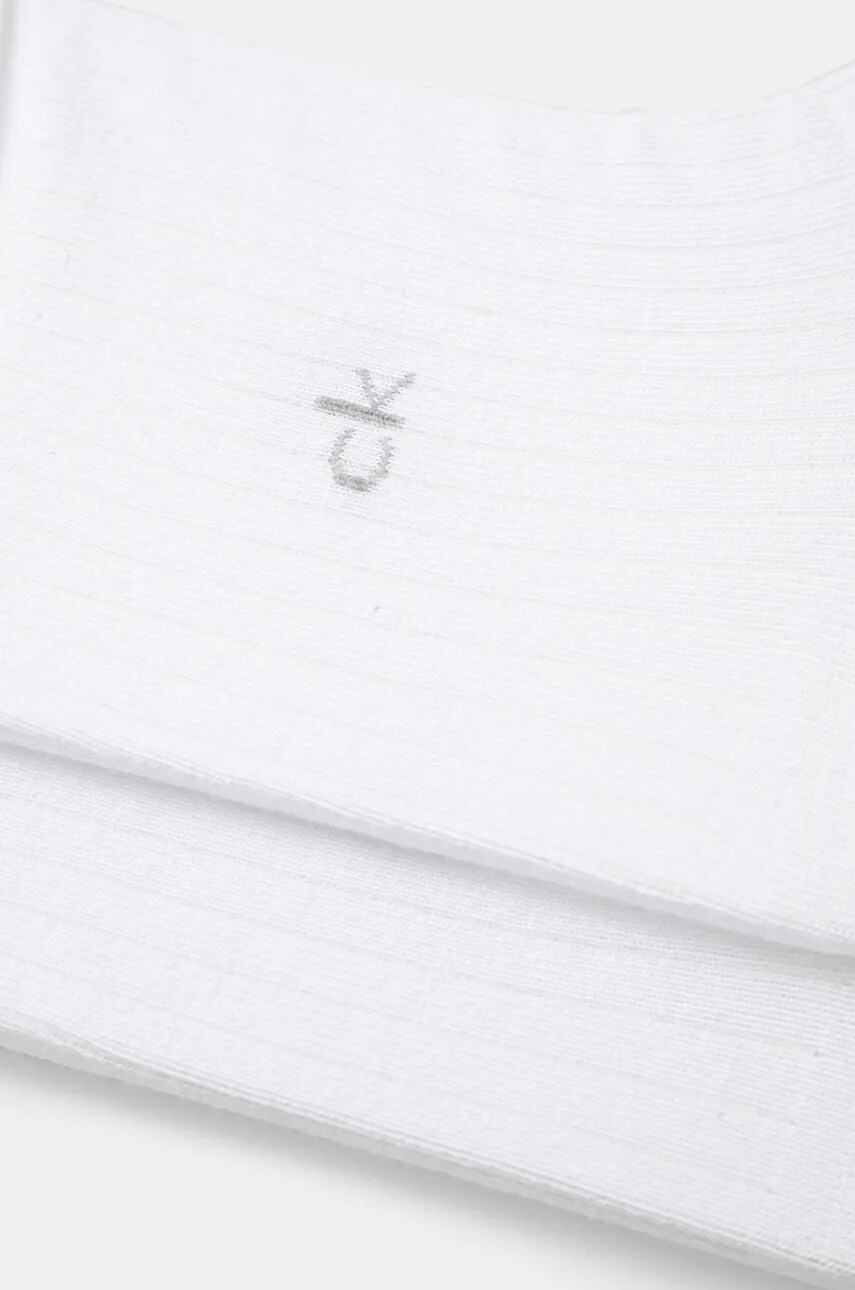 Шкарпетки Calvin Klein 2-pack жіночі колір білий 701229681