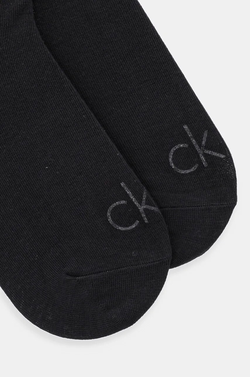 Шкарпетки Calvin Klein 2-pack жіночі колір чорний 701230614