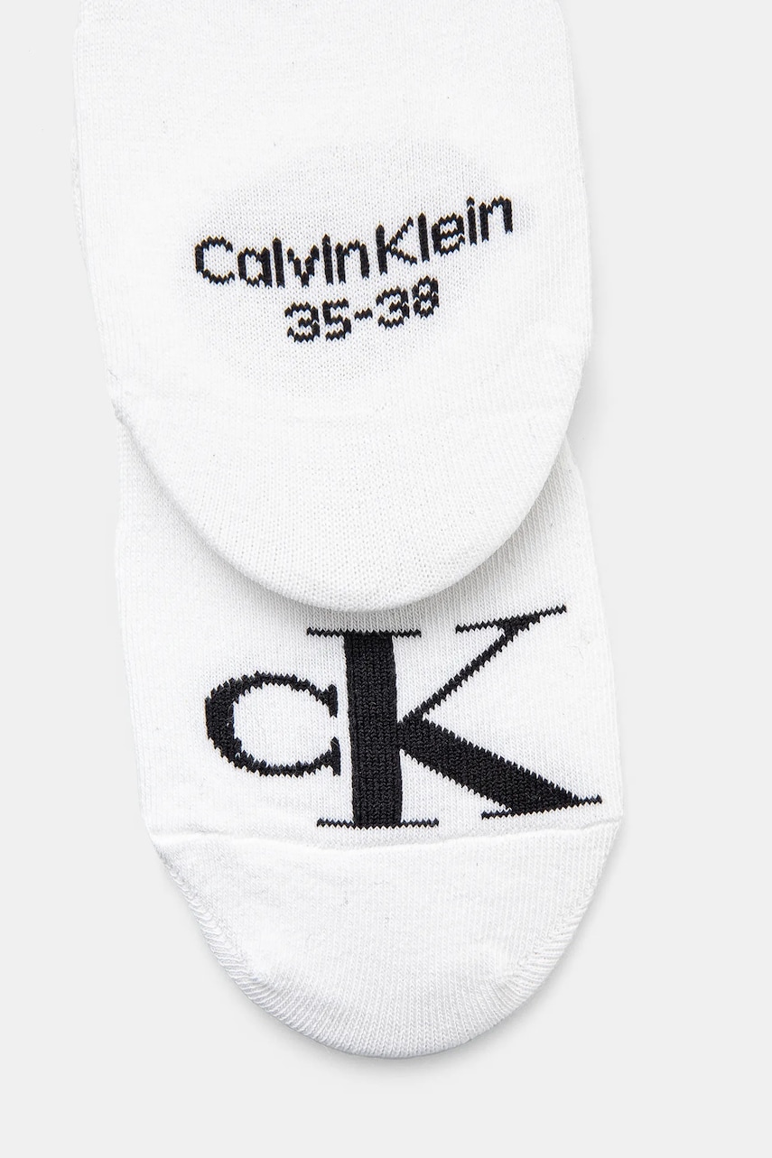 Шкарпетки Calvin Klein Jeans 2-pack жіночі колір білий 701228817