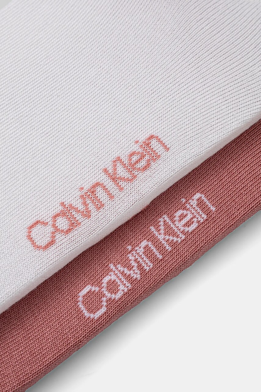 Шкарпетки Calvin Klein Jeans 2-pack жіночі колір рожевий 701228811