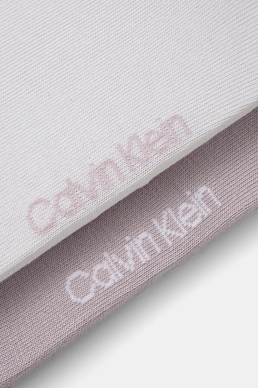 Шкарпетки Calvin Klein Jeans 2-pack жіночі колір фіолетовий 701228813