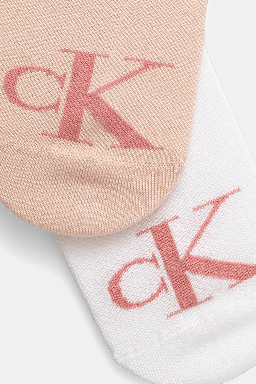 Шкарпетки Calvin Klein Jeans 2-pack жіночі колір помаранчевий 701228815