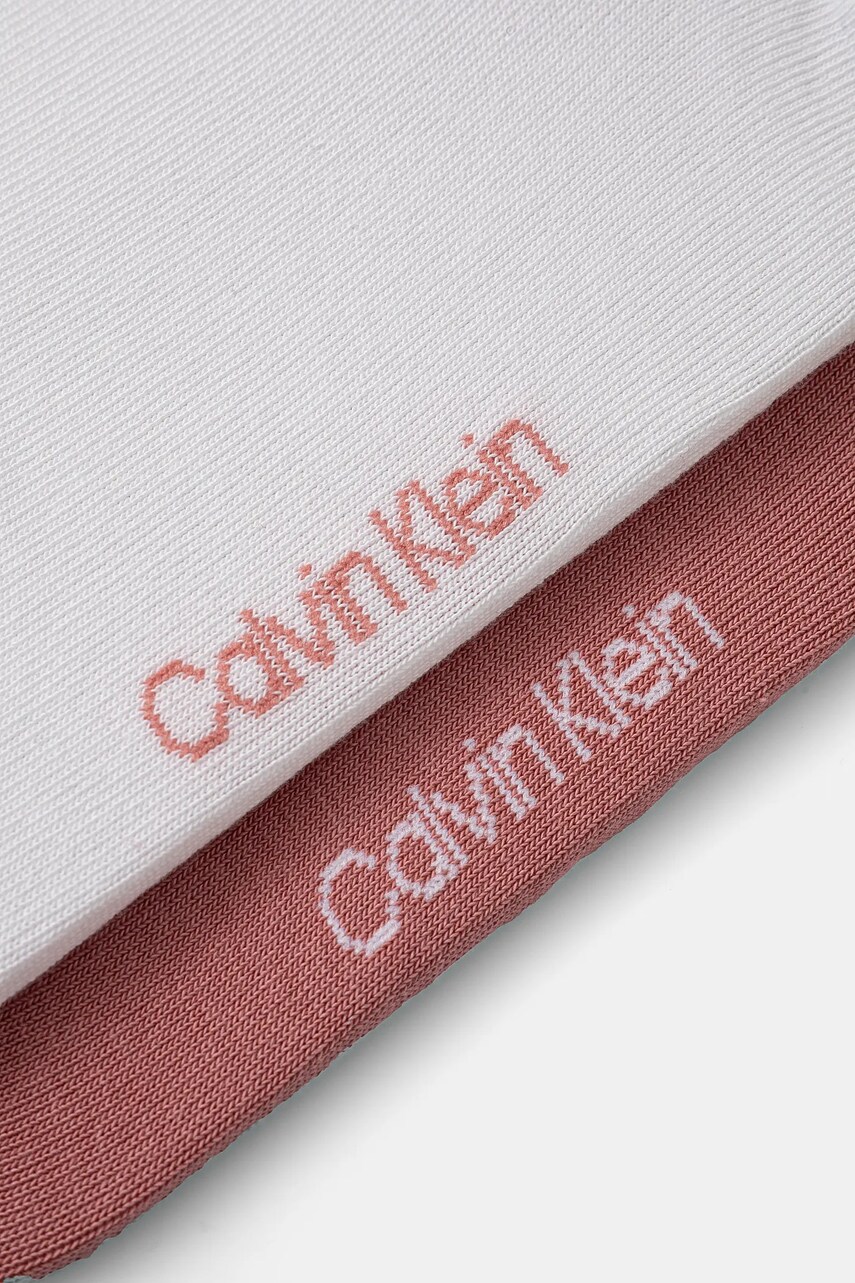 Шкарпетки Calvin Klein Jeans 2-pack жіночі колір рожевий 701228815