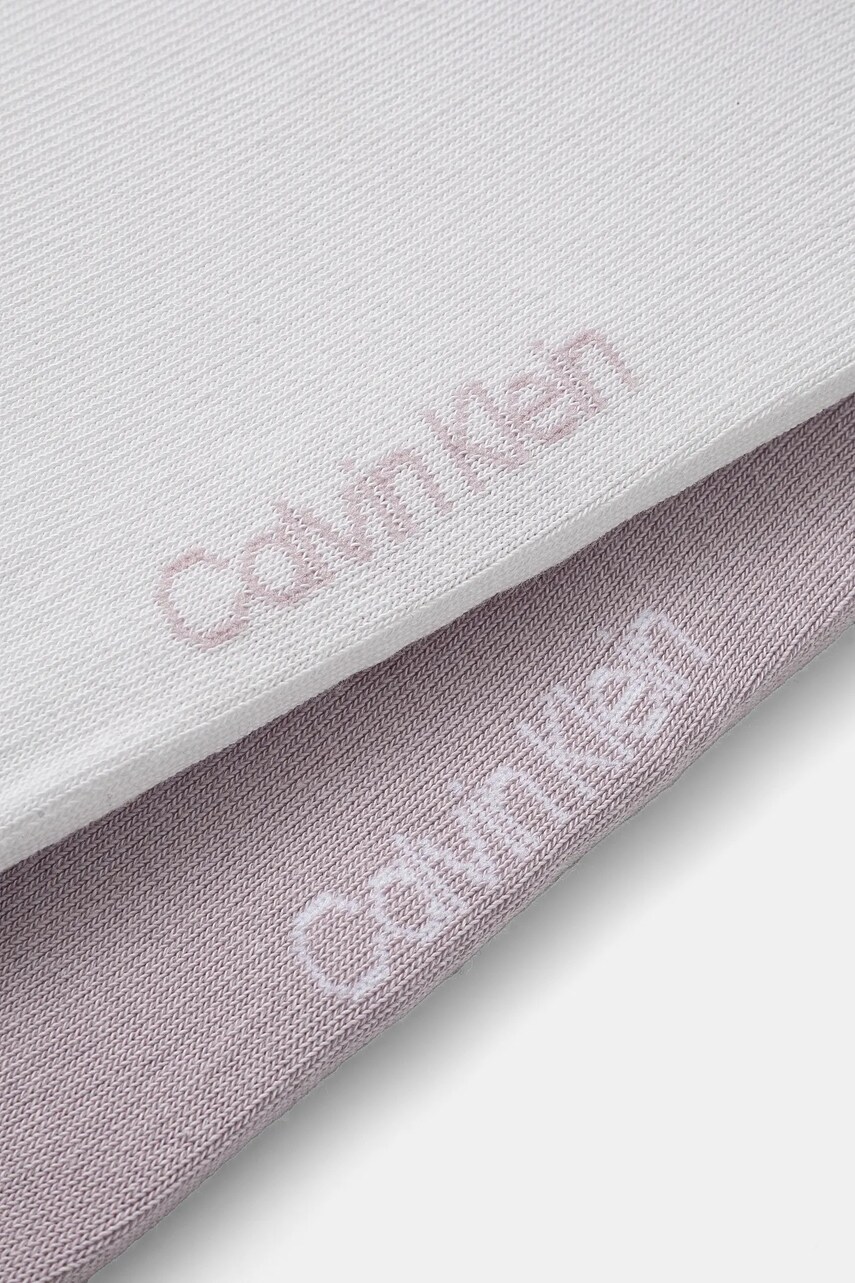 Шкарпетки Calvin Klein Jeans 2-pack жіночі колір фіолетовий 701228815