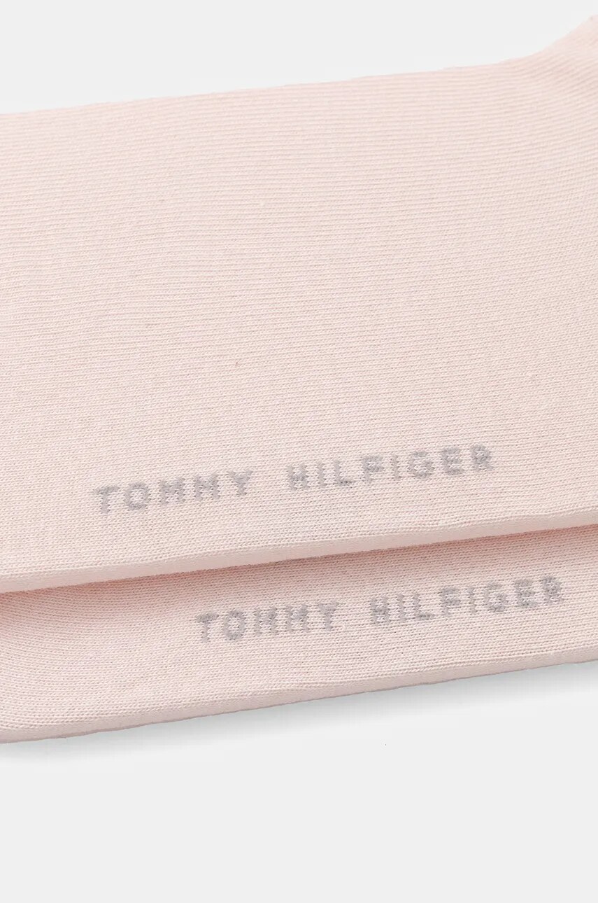 Шкарпетки Tommy Hilfiger 2-pack жіночі колір рожевий 343024001