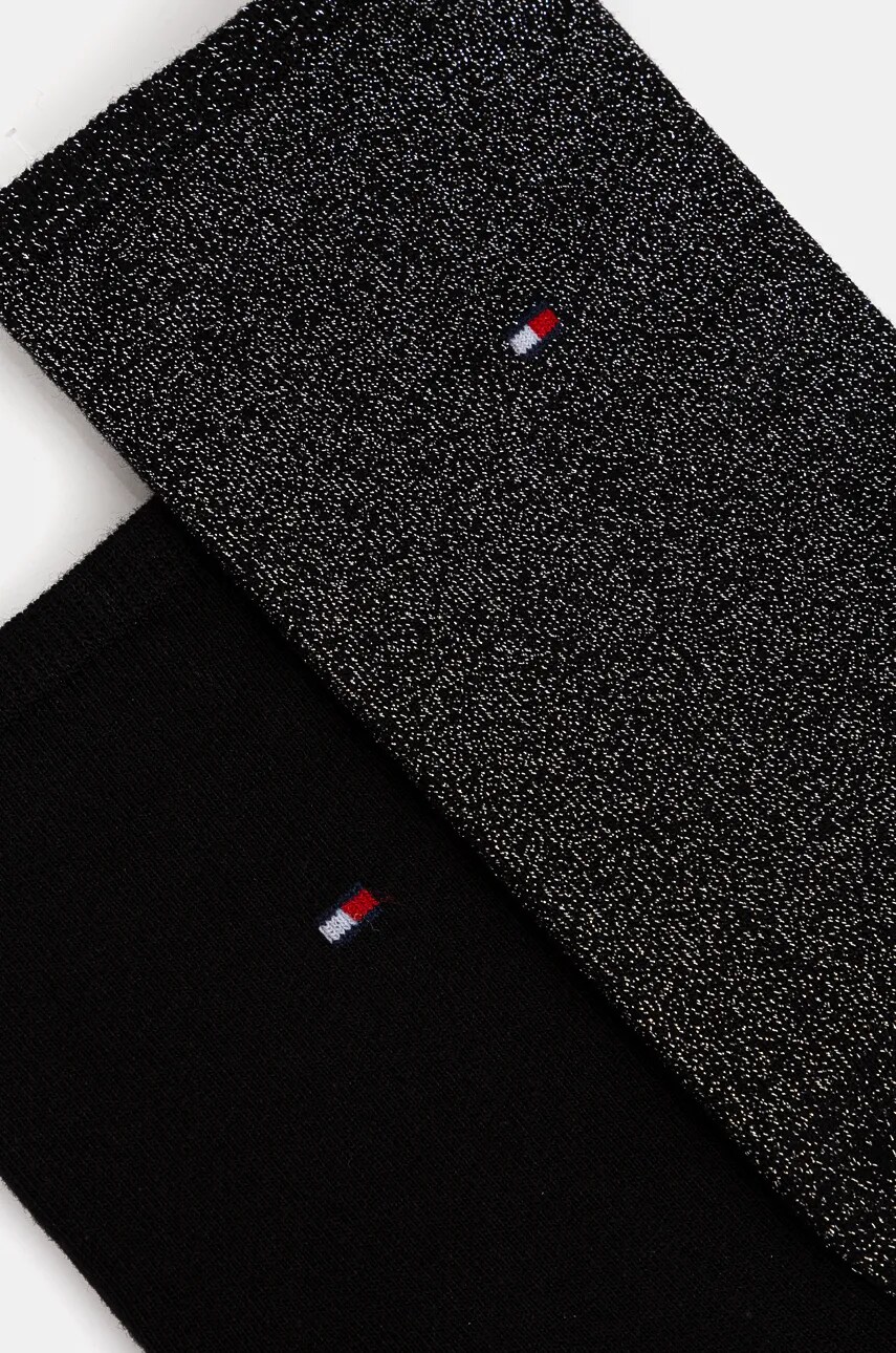 Шкарпетки Tommy Hilfiger 2-pack жіночі колір чорний 371221099