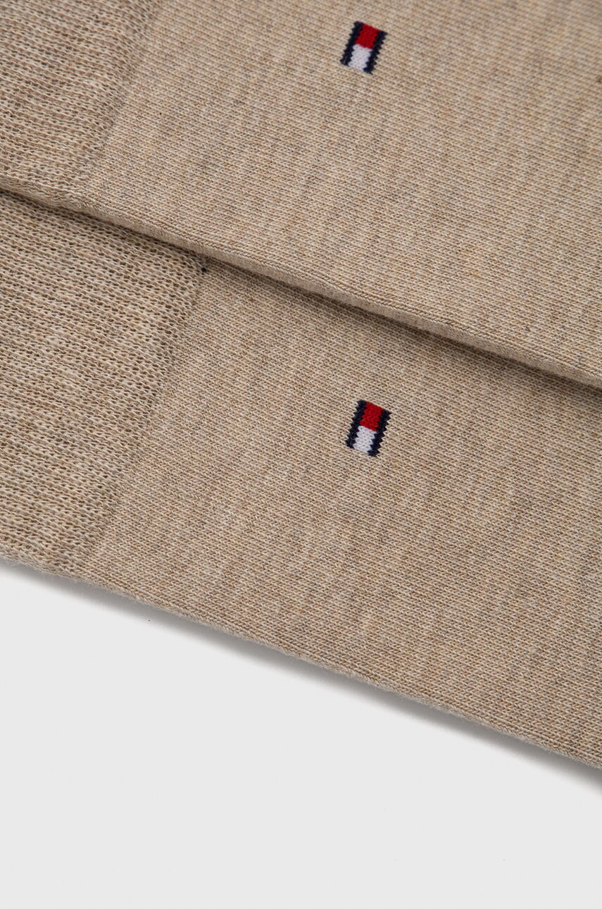 Шкарпетки Tommy Hilfiger 2-pack чоловічі колір бежевий 371111