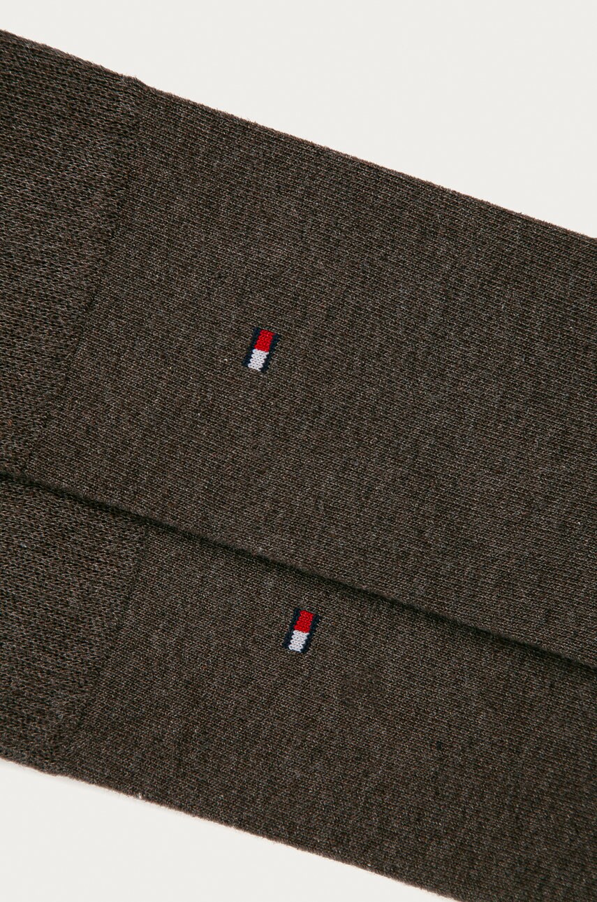 Шкарпетки Tommy Hilfiger 2-pack чоловічі колір коричневий 371111