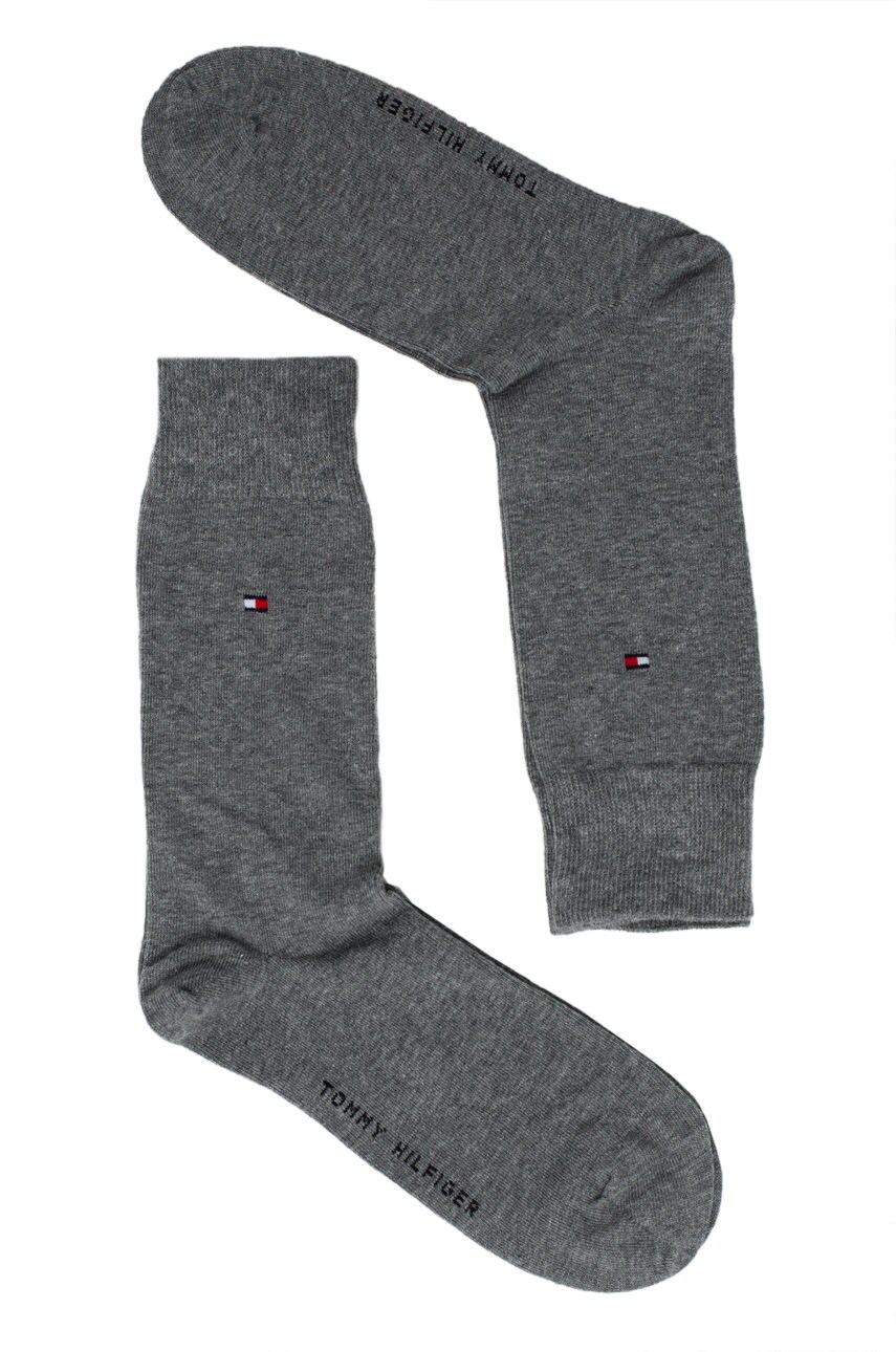 Шкарпетки Tommy Hilfiger 2-pack чоловічі колір сірий 371111