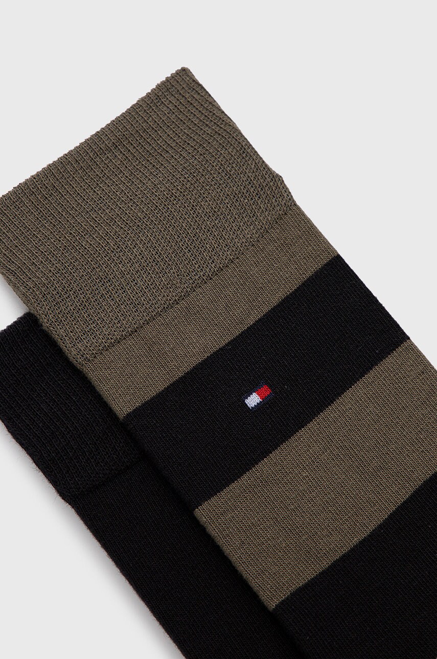 Шкарпетки Tommy Hilfiger (2-pack) чоловічі колір зелений