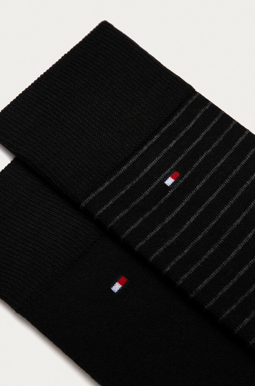Шкарпетки Tommy Hilfiger 2-pack чоловічі колір чорний 100001496
