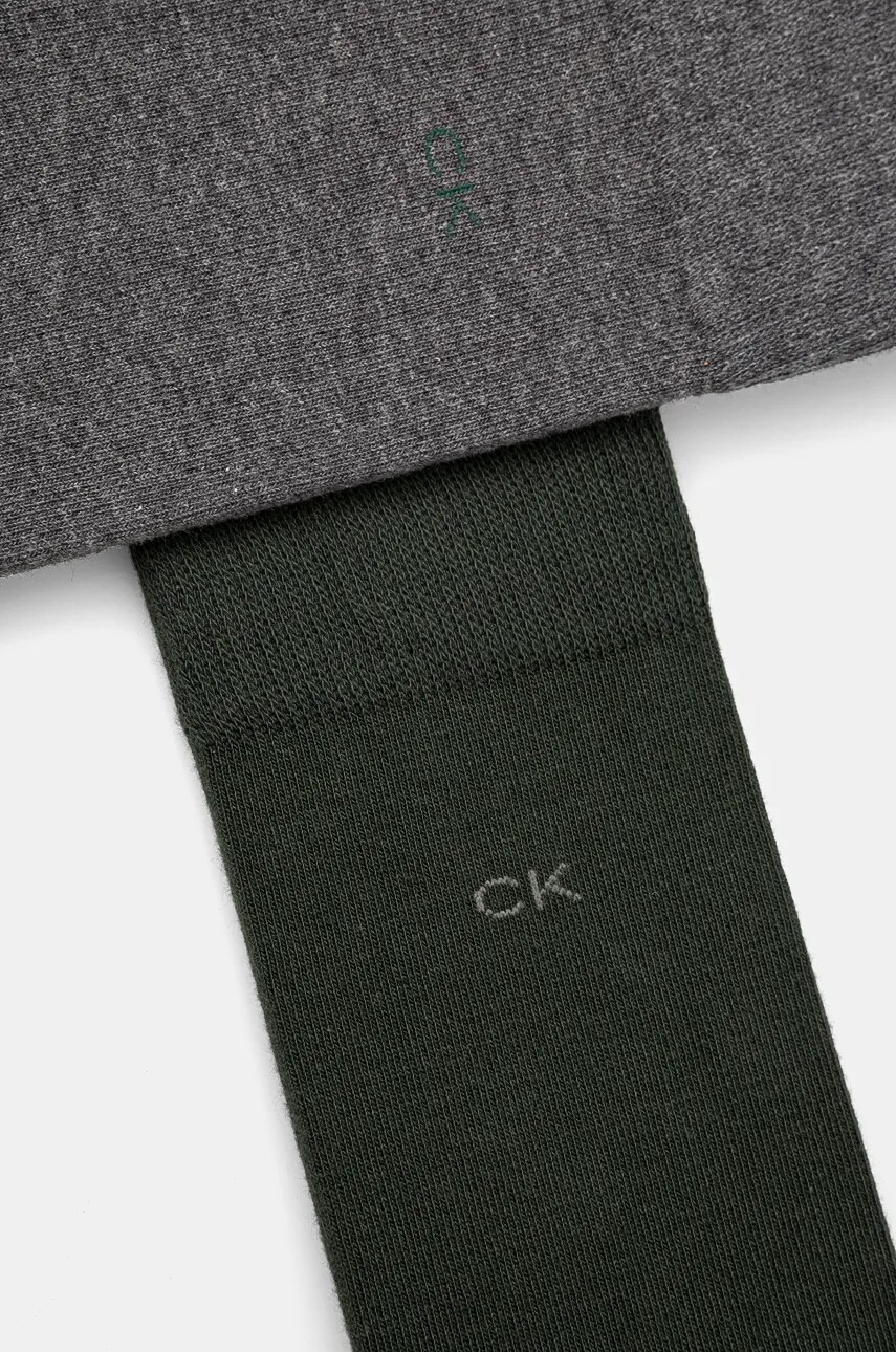 Шкарпетки Calvin Klein 2-pack чоловічі колір зелений