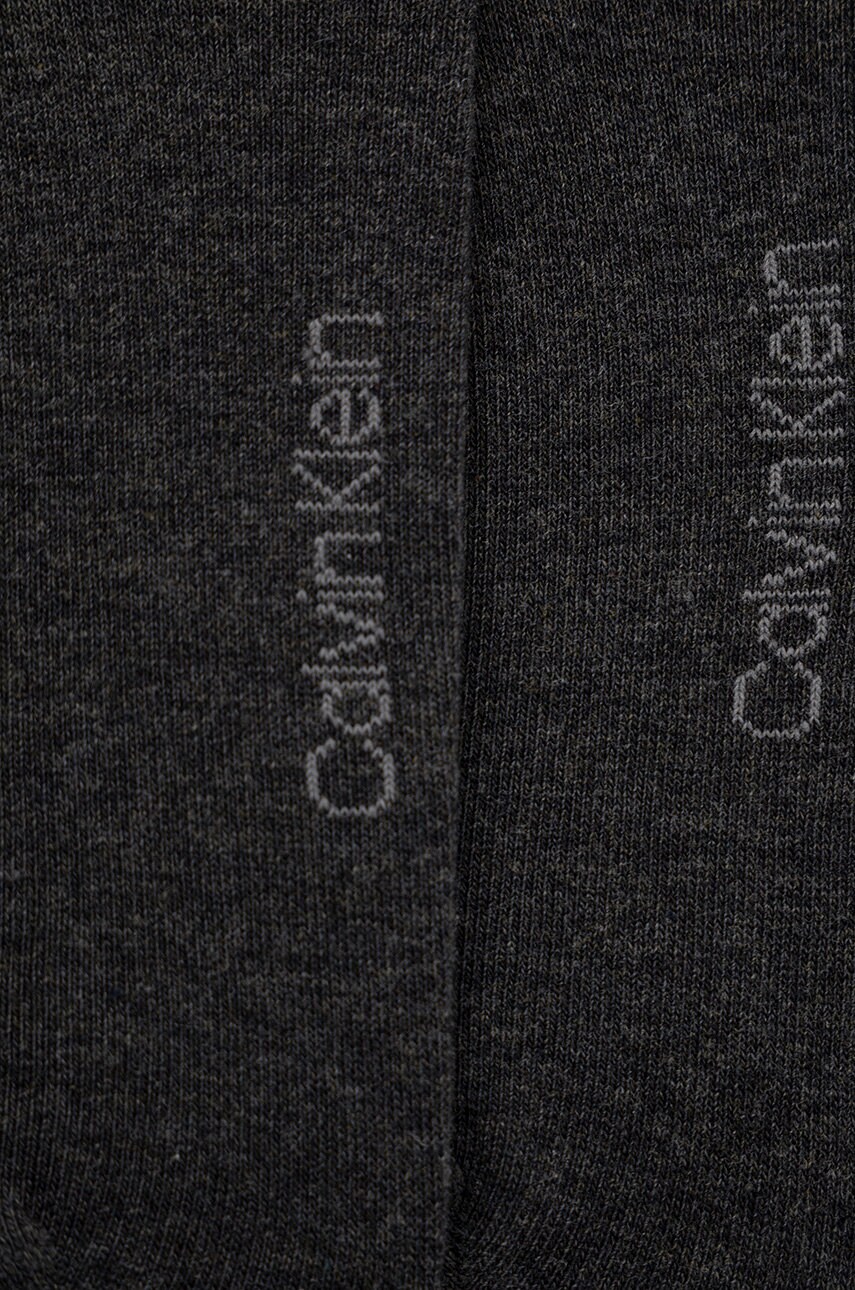 Шкарпетки Calvin Klein 2-pack чоловічі колір сірий
