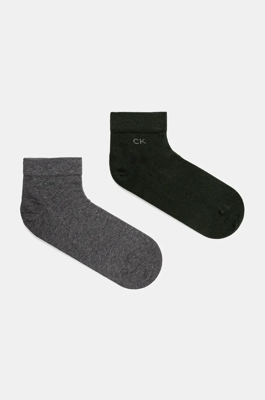 Шкарпетки Calvin Klein 2-pack чоловічі колір зелений