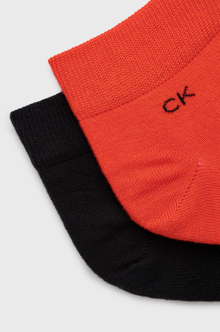Шкарпетки Calvin Klein (2-pack) чоловічі колір червоний