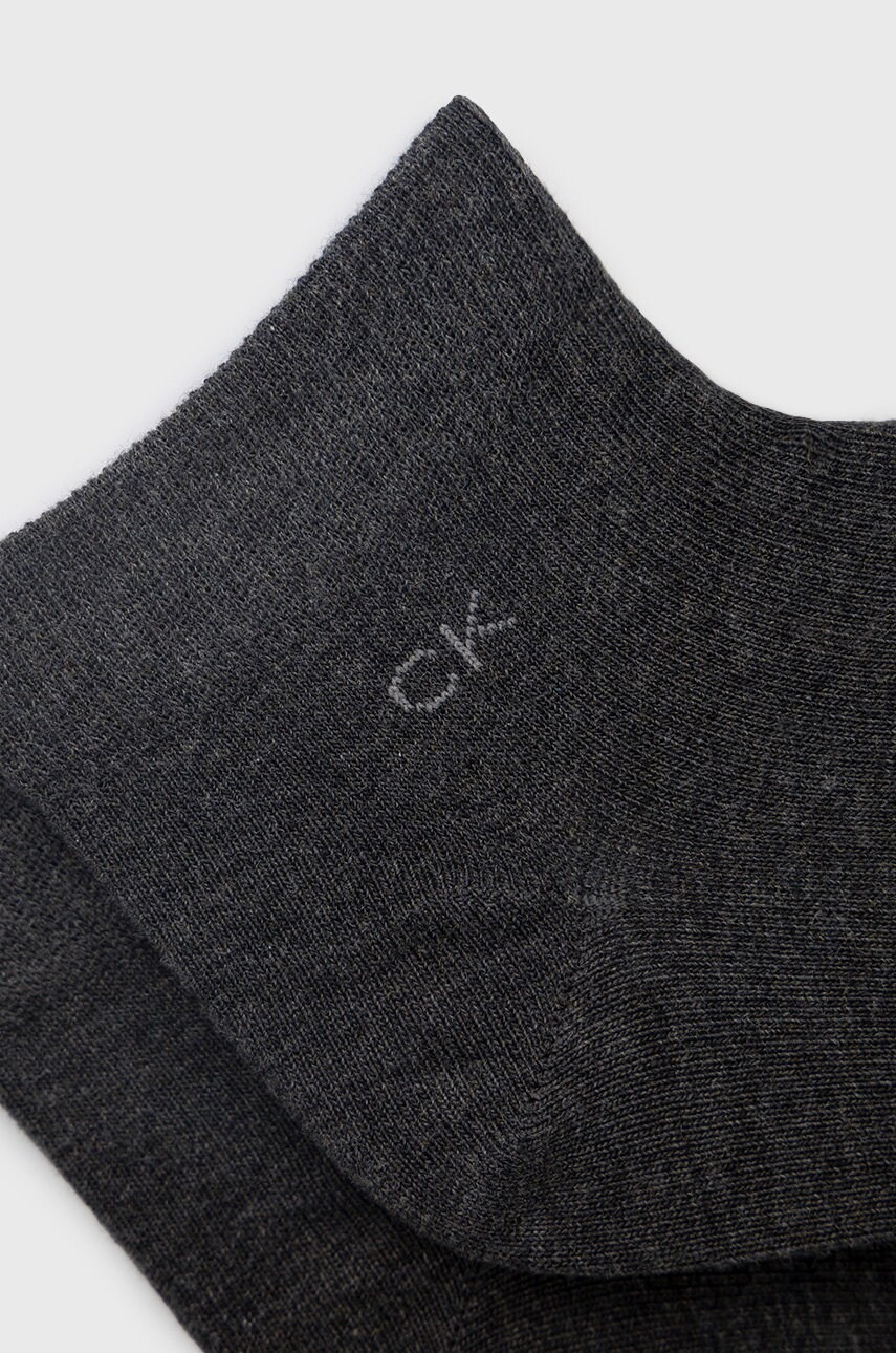 Шкарпетки Calvin Klein (2-pack) чоловічі колір сірий