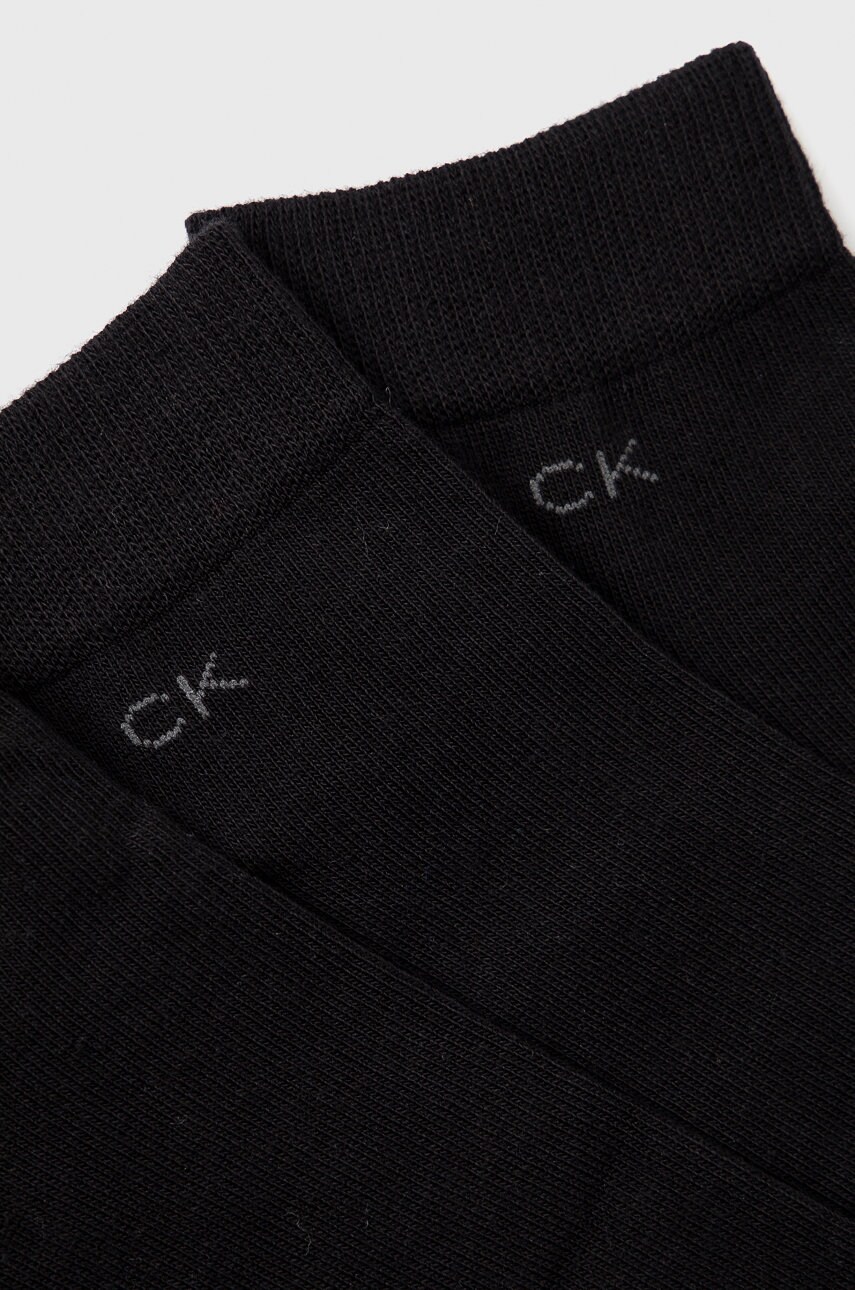 Шкарпетки Calvin Klein (2-pack) чоловічі колір чорний