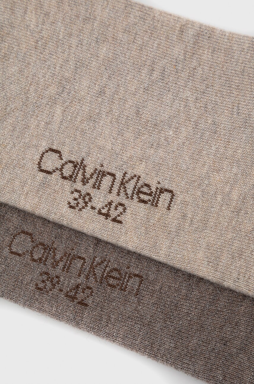 Шкарпетки Calvin Klein чоловічі колір коричневий 701218707