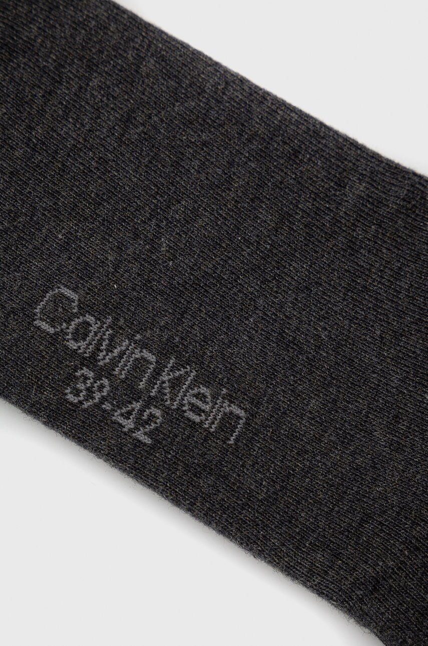 Шкарпетки Calvin Klein чоловічі колір сірий 701218707