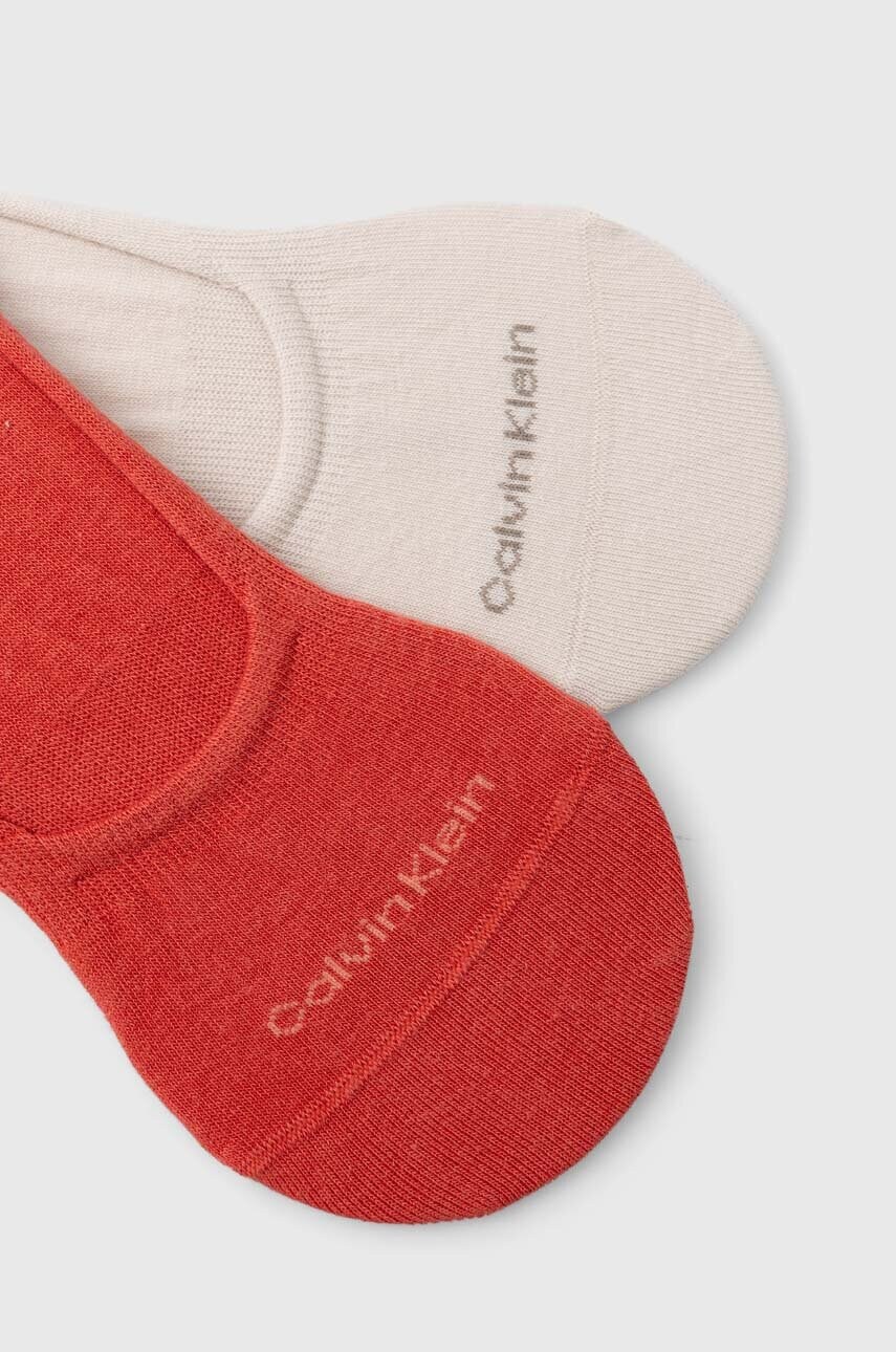Шкарпетки Calvin Klein 2-pack чоловічі колір бежевий