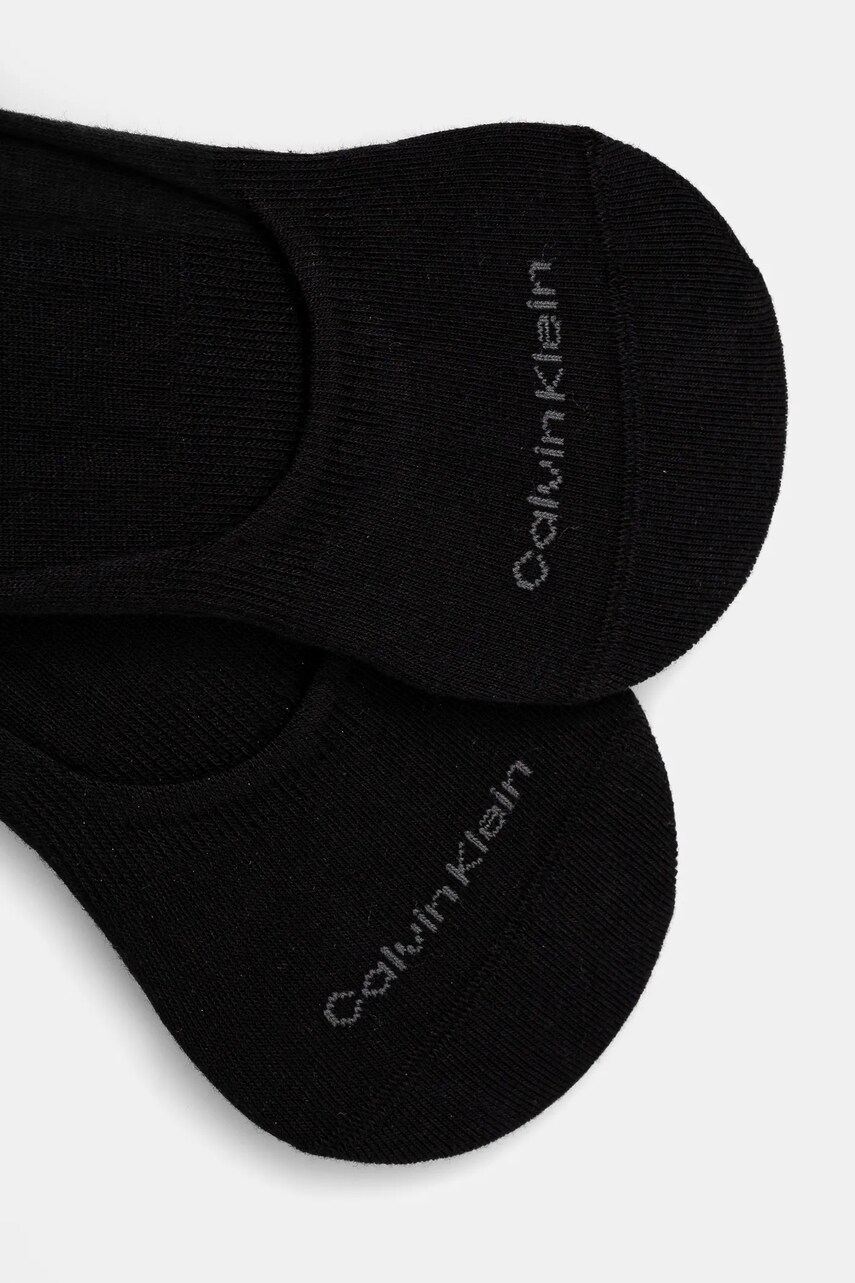 Шкарпетки Calvin Klein (2-pack) чоловіче колір чорний
