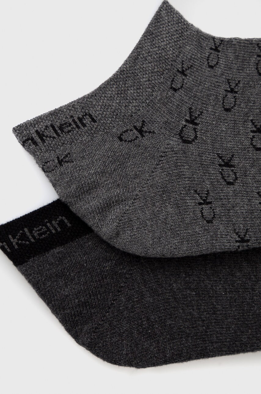 Шкарпетки Calvin Klein чоловічі колір сірий