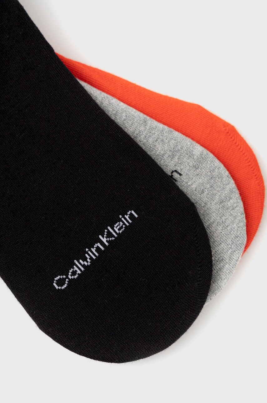 Шкарпетки Calvin Klein (3-pack) чоловіче колір червоний