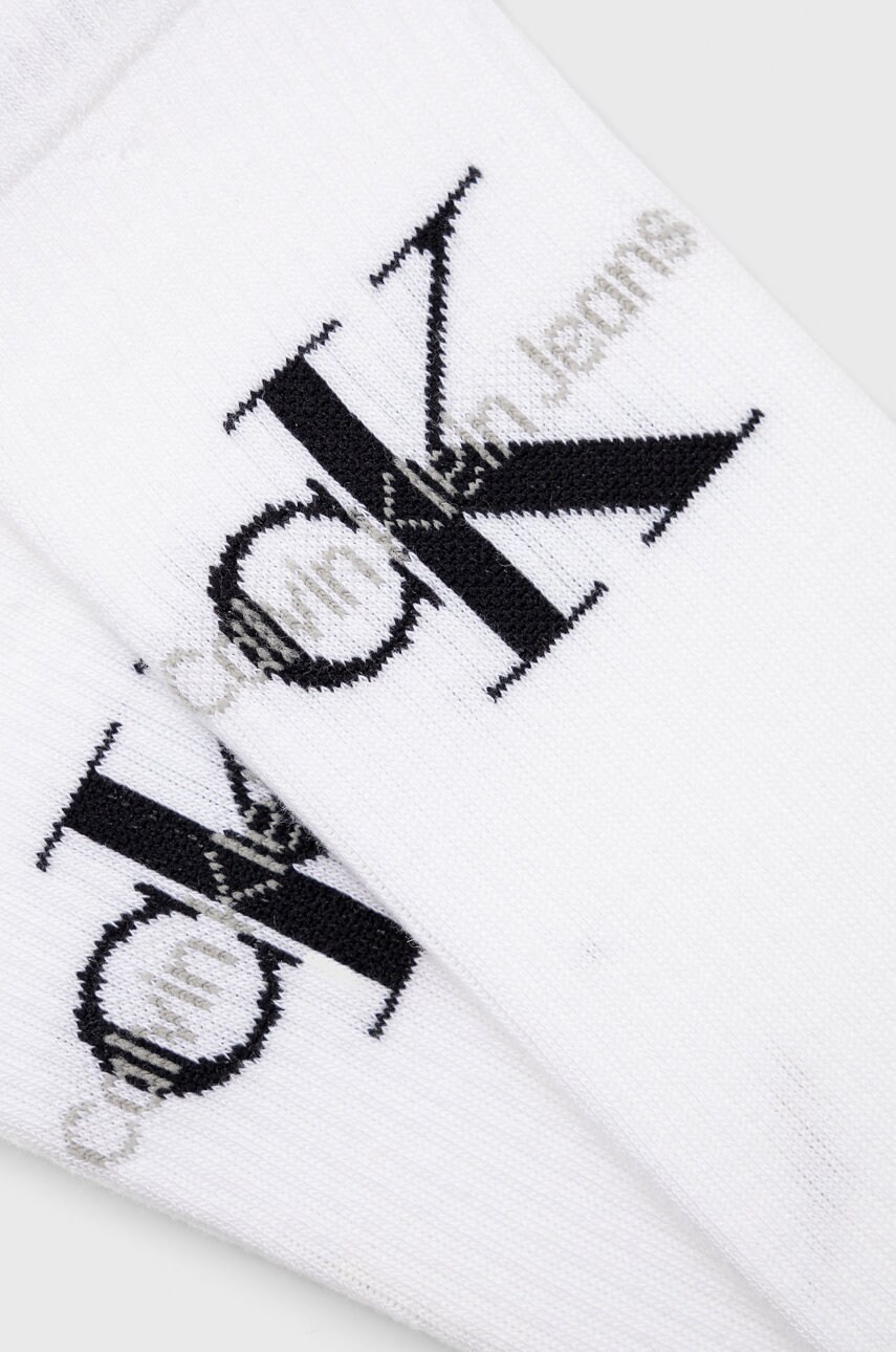 Шкарпетки Calvin Klein Jeans чоловіче колір білий
